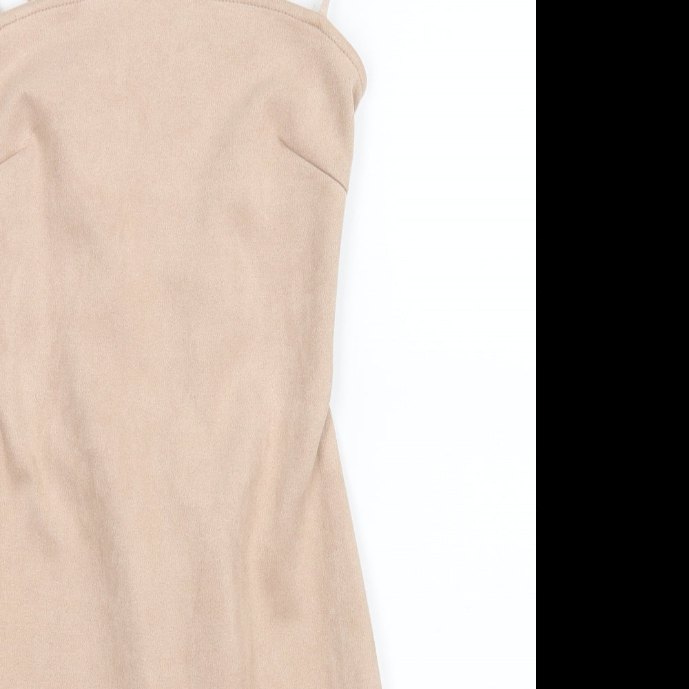 In the Style Womens Pink   Bodycon  Size 10  - tie up back