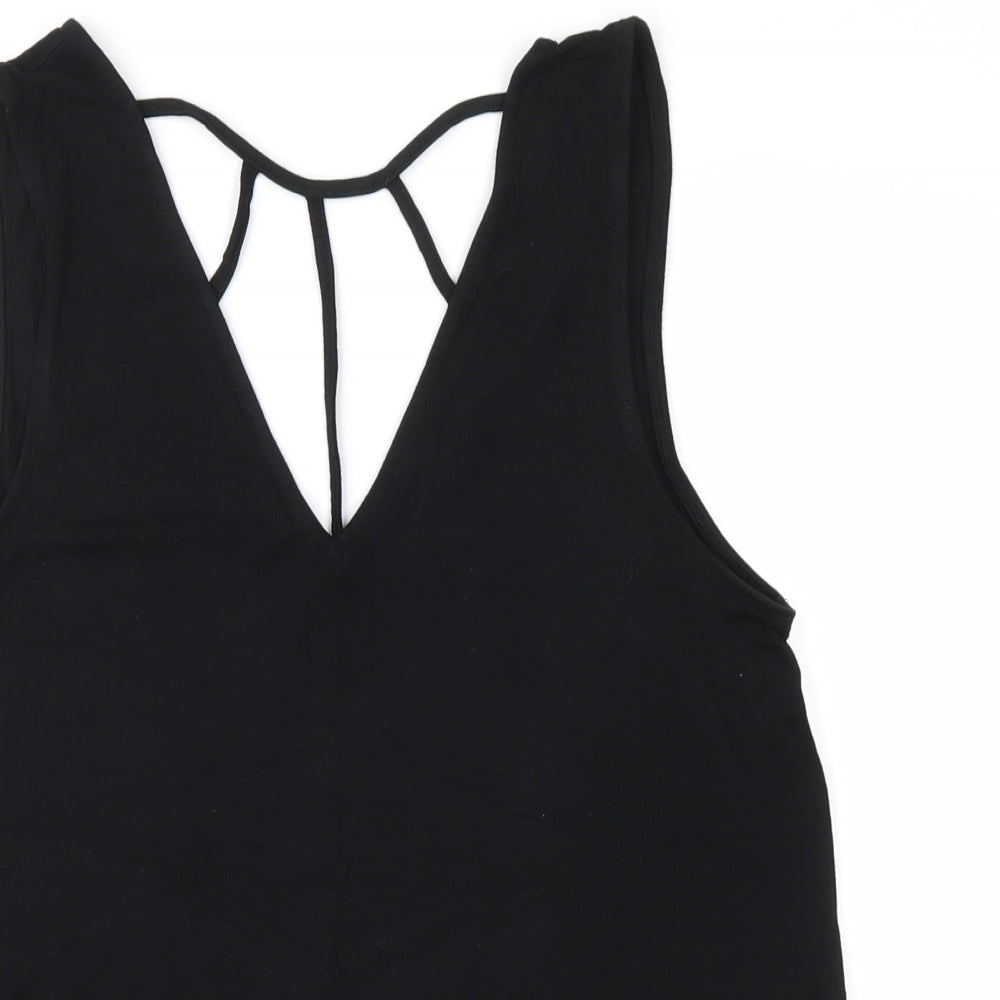 New Look Womens Black   Basic Tank Size 12
