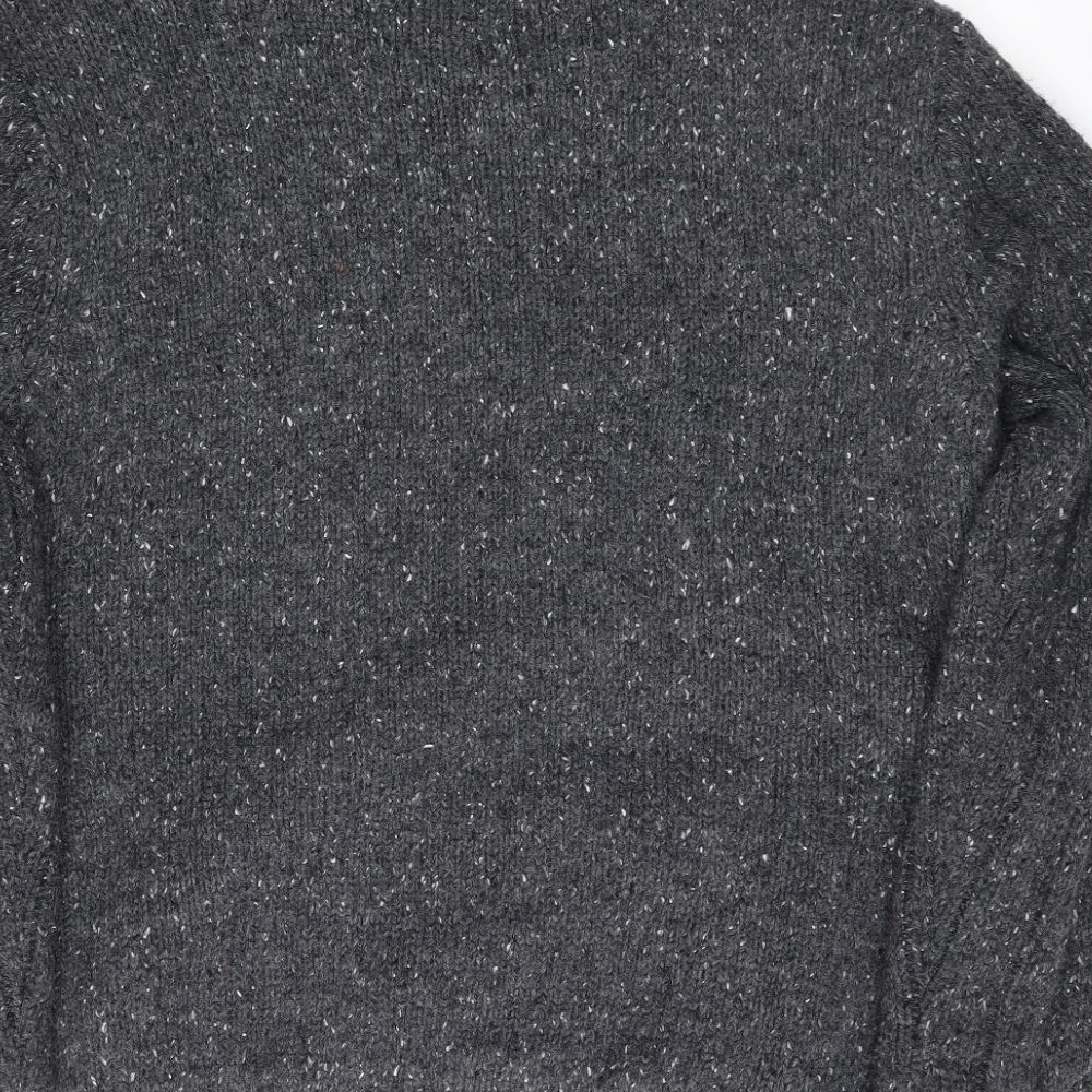 George Mens Grey   Full Zip Jumper Size L