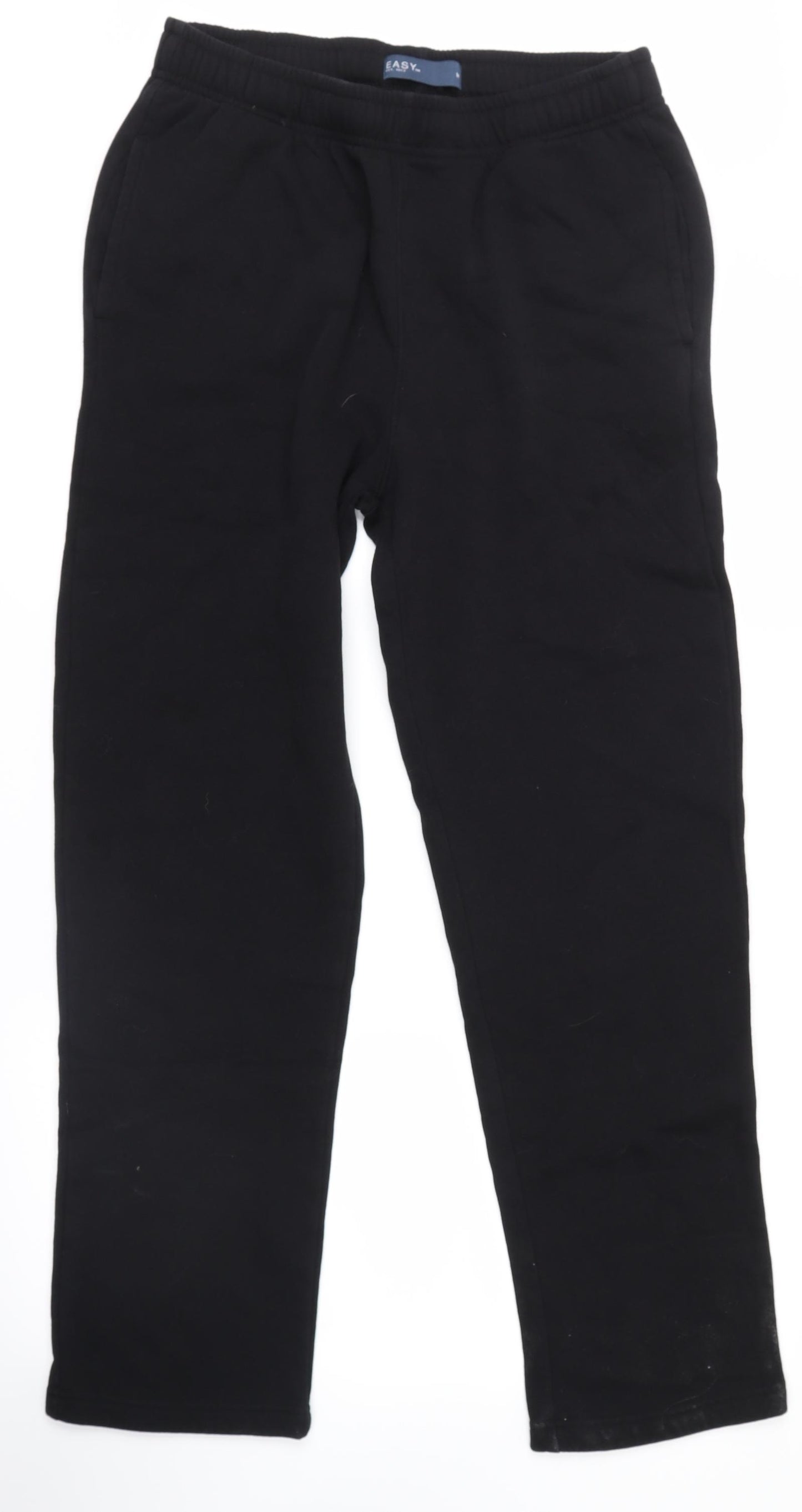 Easy Mens Black   Sweatpants Trousers Size M L30 in