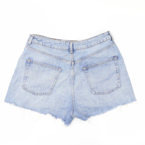 Topshop Womens Blue   Hot Pants Shorts Size 12