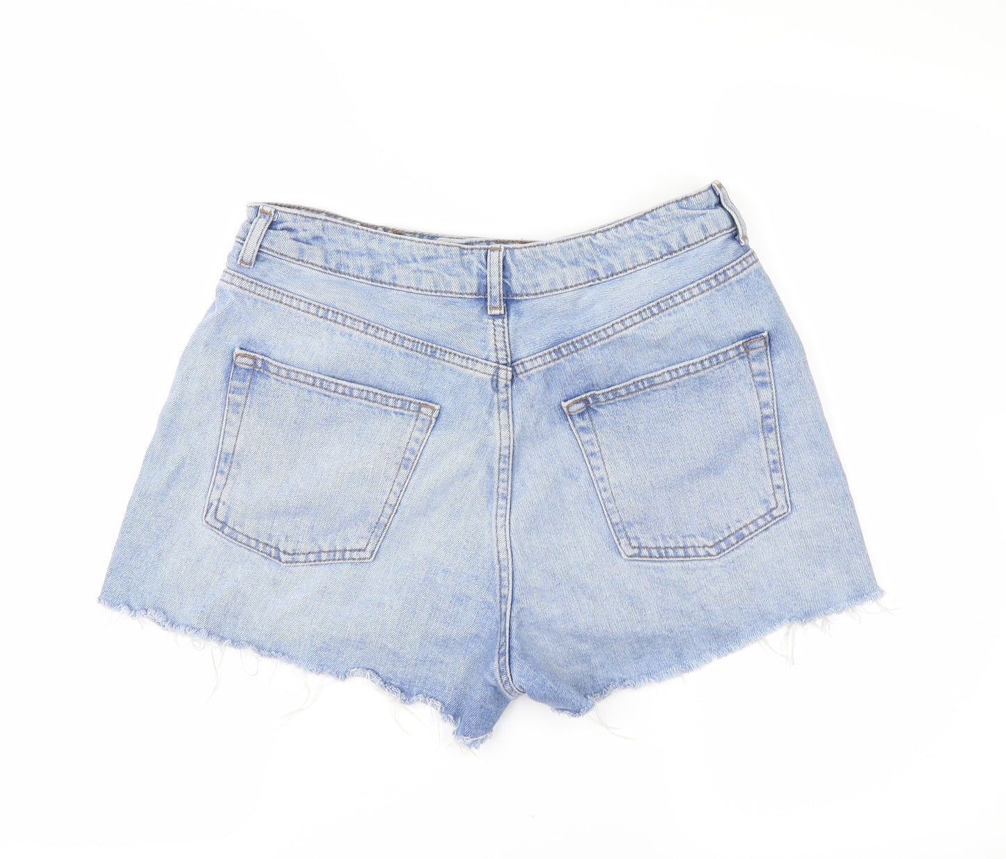 Topshop Womens Blue   Hot Pants Shorts Size 12