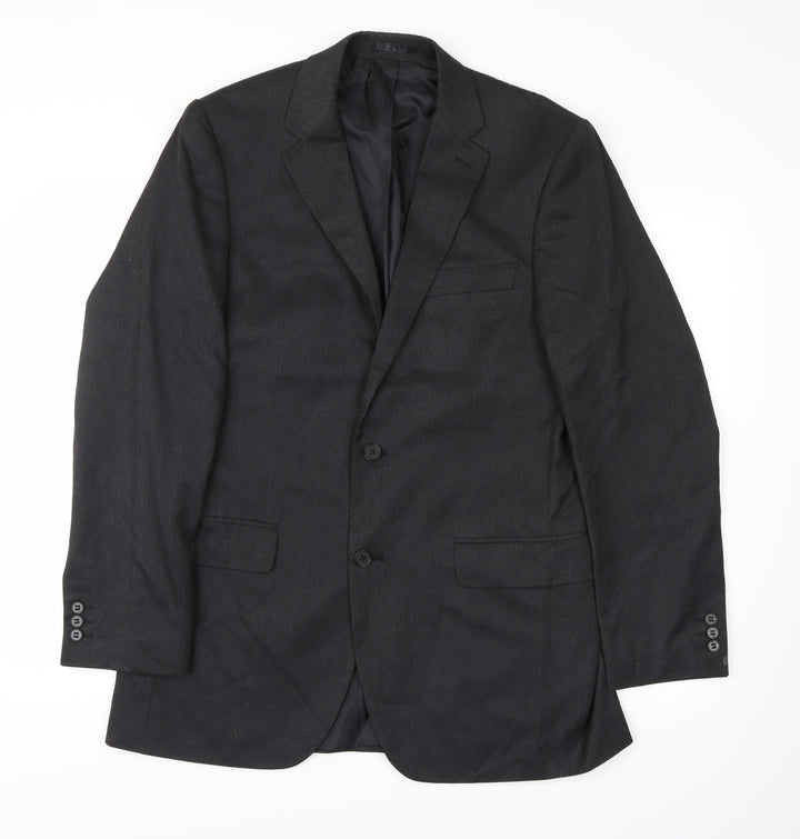 karl jackson Mens Grey Jacket Blazer