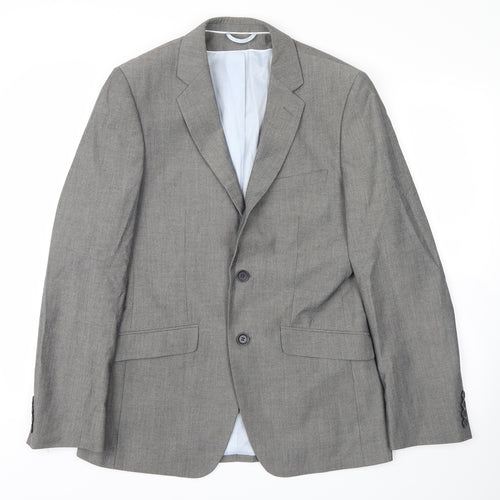 burton london Mens Grey   Jacket Blazer Size S