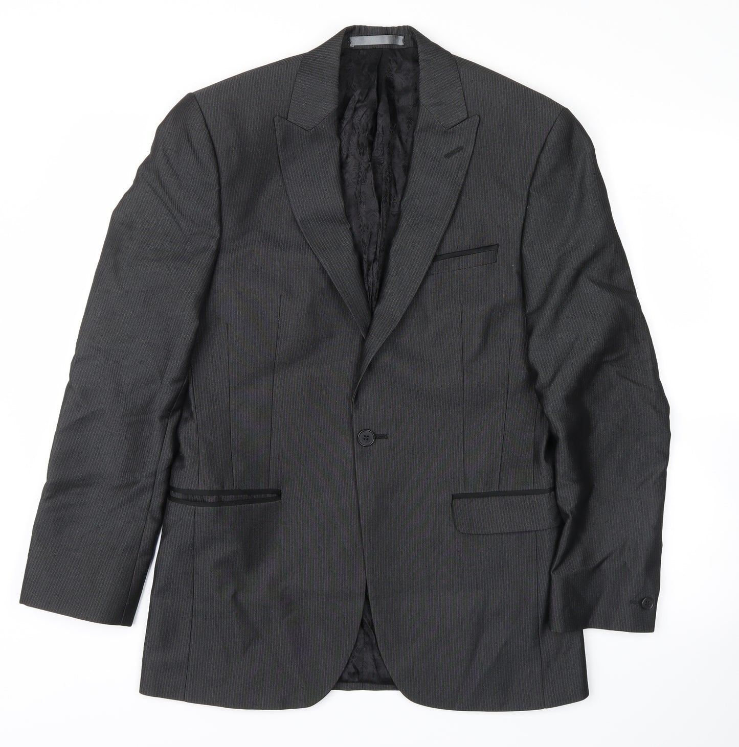 Red Herring Mens Grey   Jacket Suit Jacket Size S