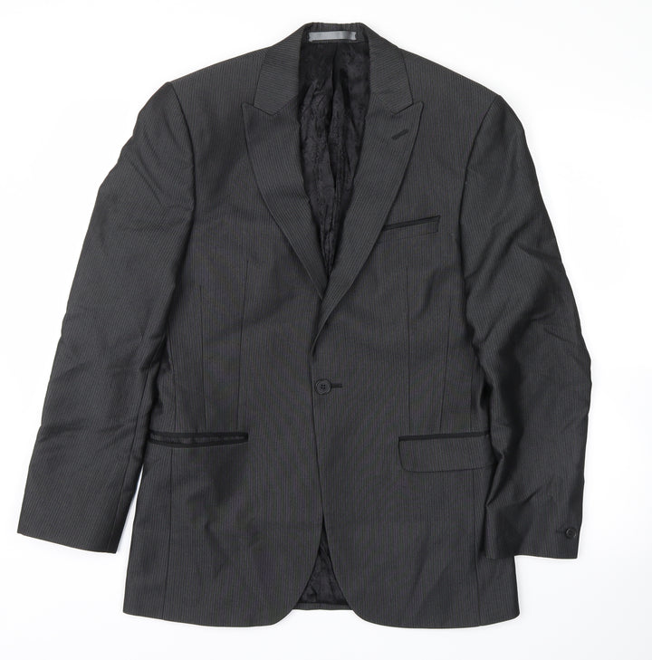 Red Herring Mens Grey   Jacket Suit Jacket Size S