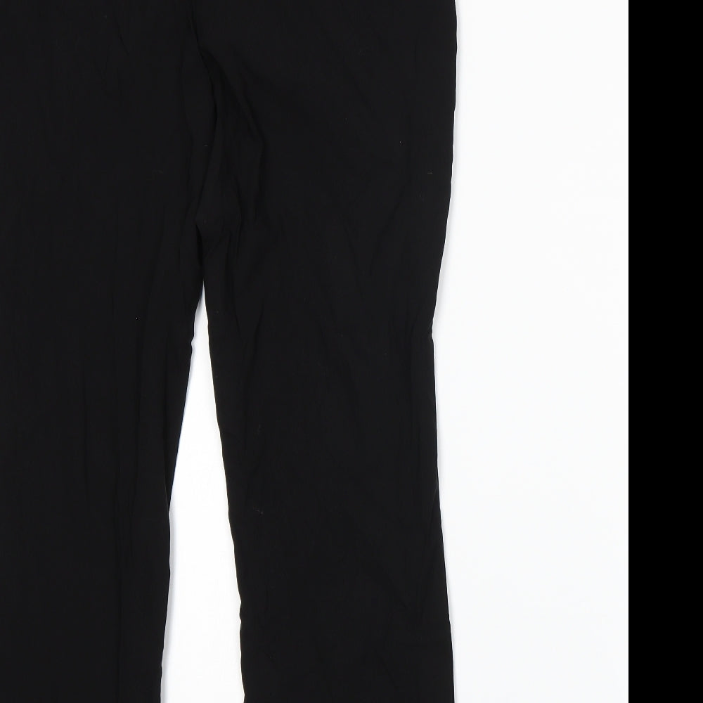 Papaya Womens Black   Trousers  Size 14 L23 in