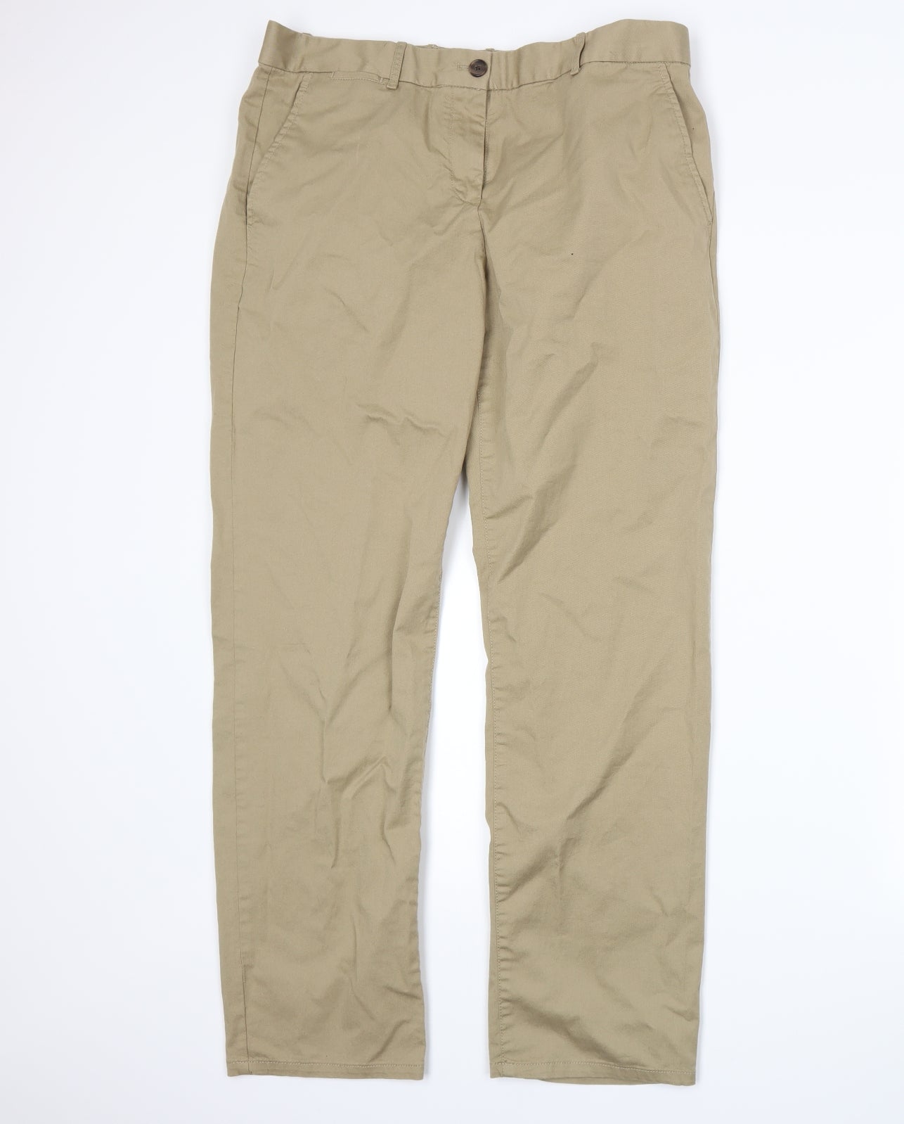 Gap Womens Beige   Chino Trousers Size 12 L30 in