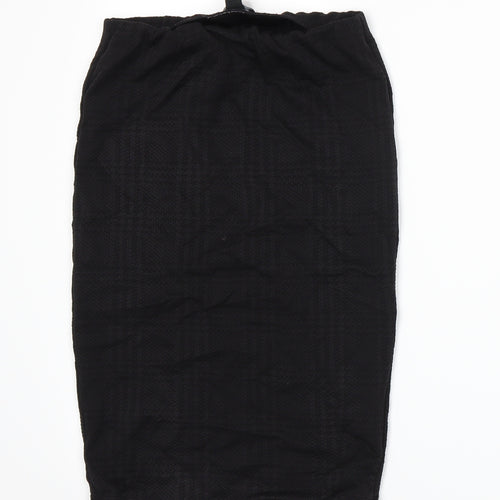 FOREVER 21 Womens Black Houndstooth  Straight & Pencil Skirt Size M