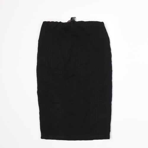 FOREVER 21 Womens Black Houndstooth  Straight & Pencil Skirt Size M