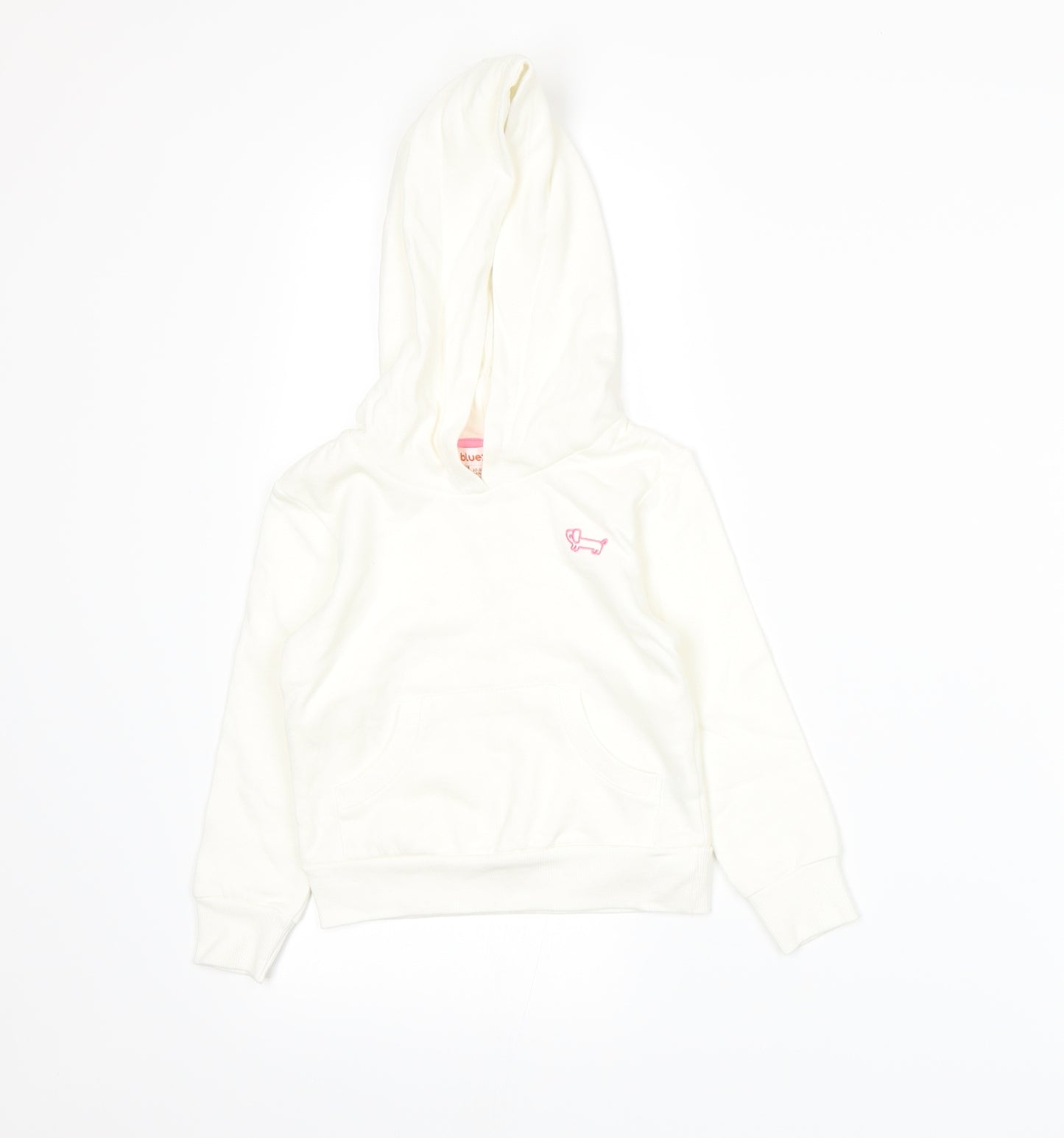 Blue Zoo Girls White  Jersey Pullover Jumper Size 18-24 Months