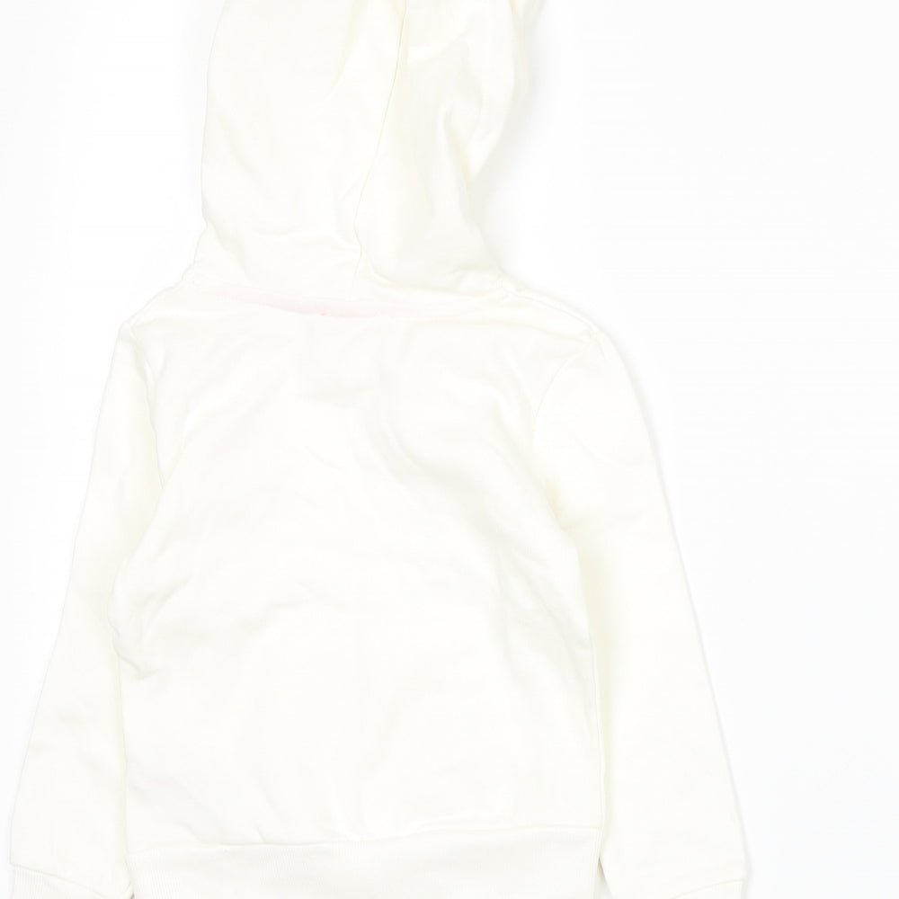 Blue Zoo Girls White  Jersey Pullover Jumper Size 18-24 Months