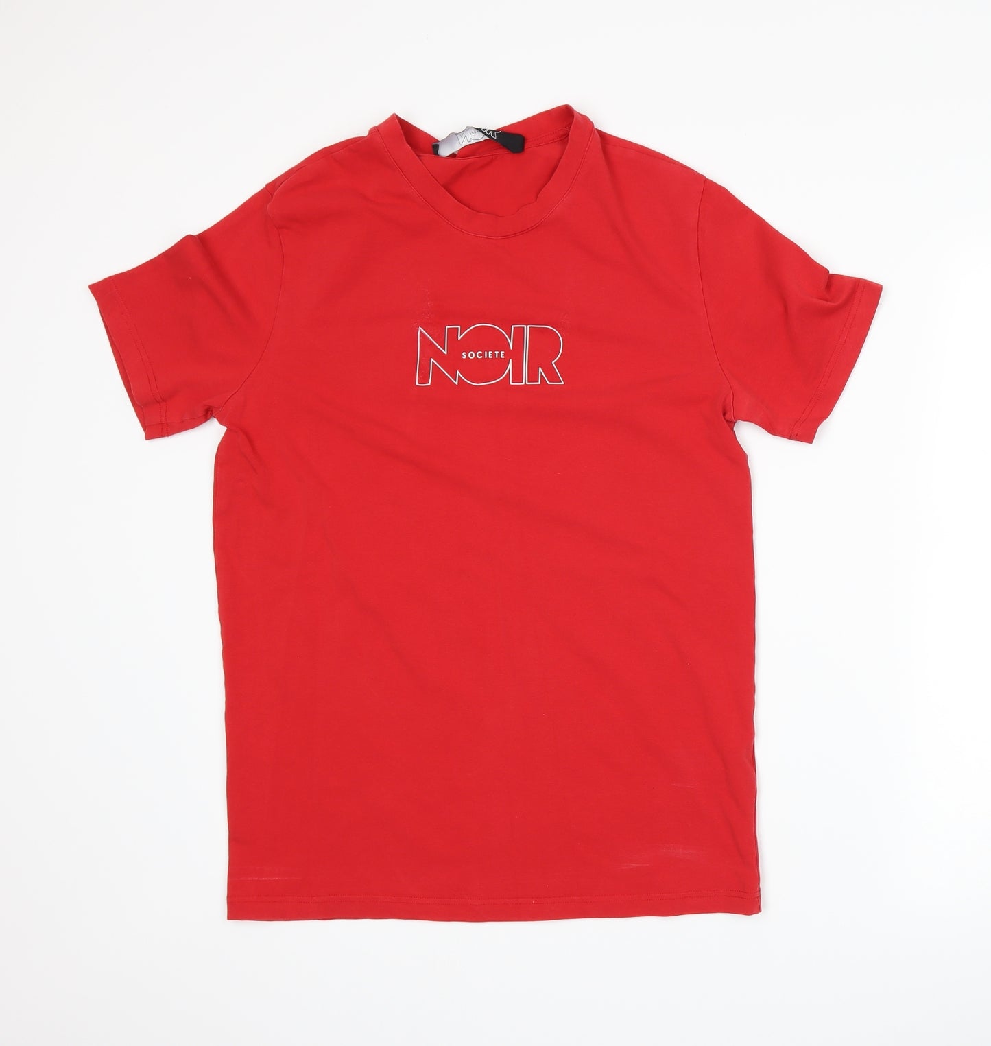 Societe Noir Mens Red    T-Shirt Size M