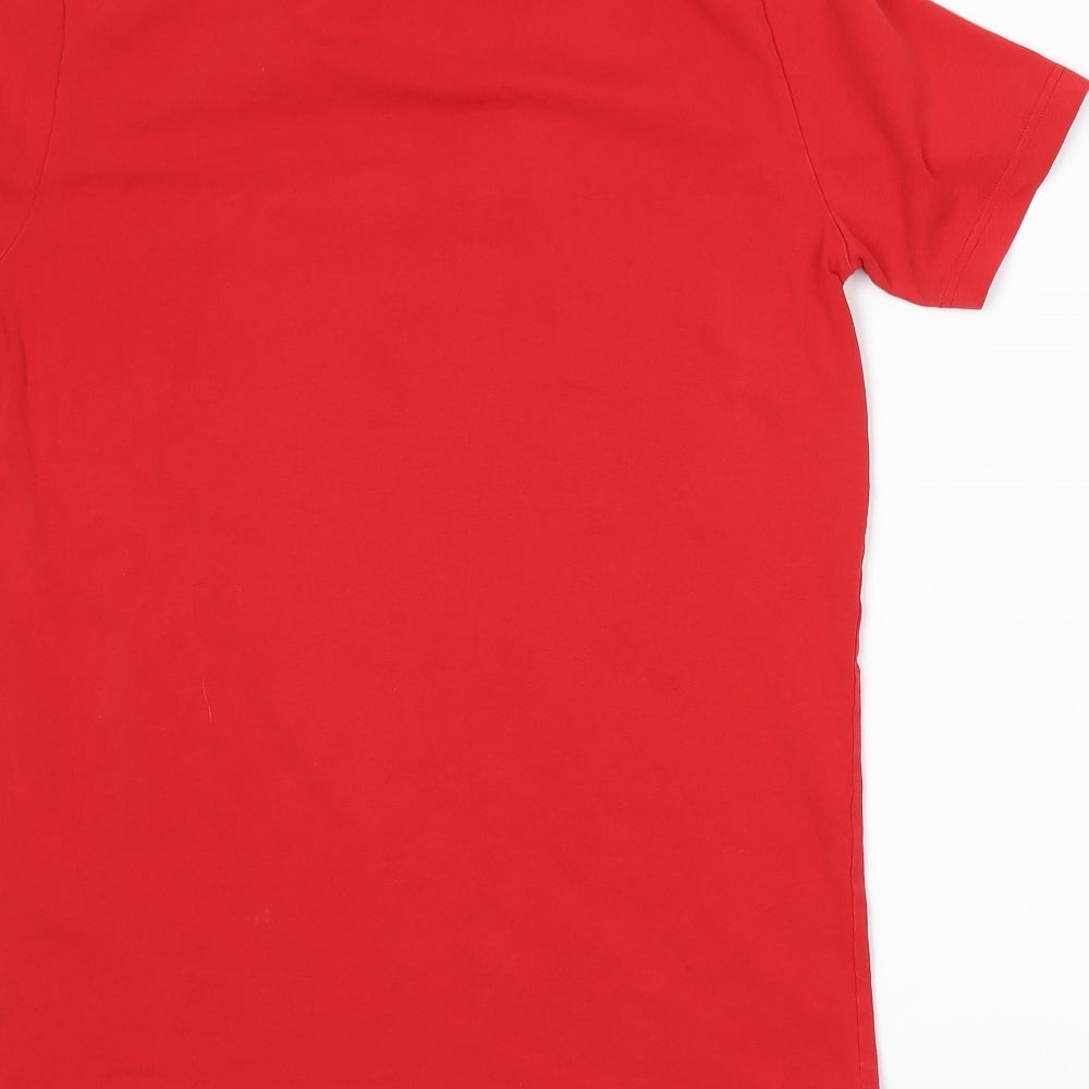 Societe Noir Mens Red    T-Shirt Size M