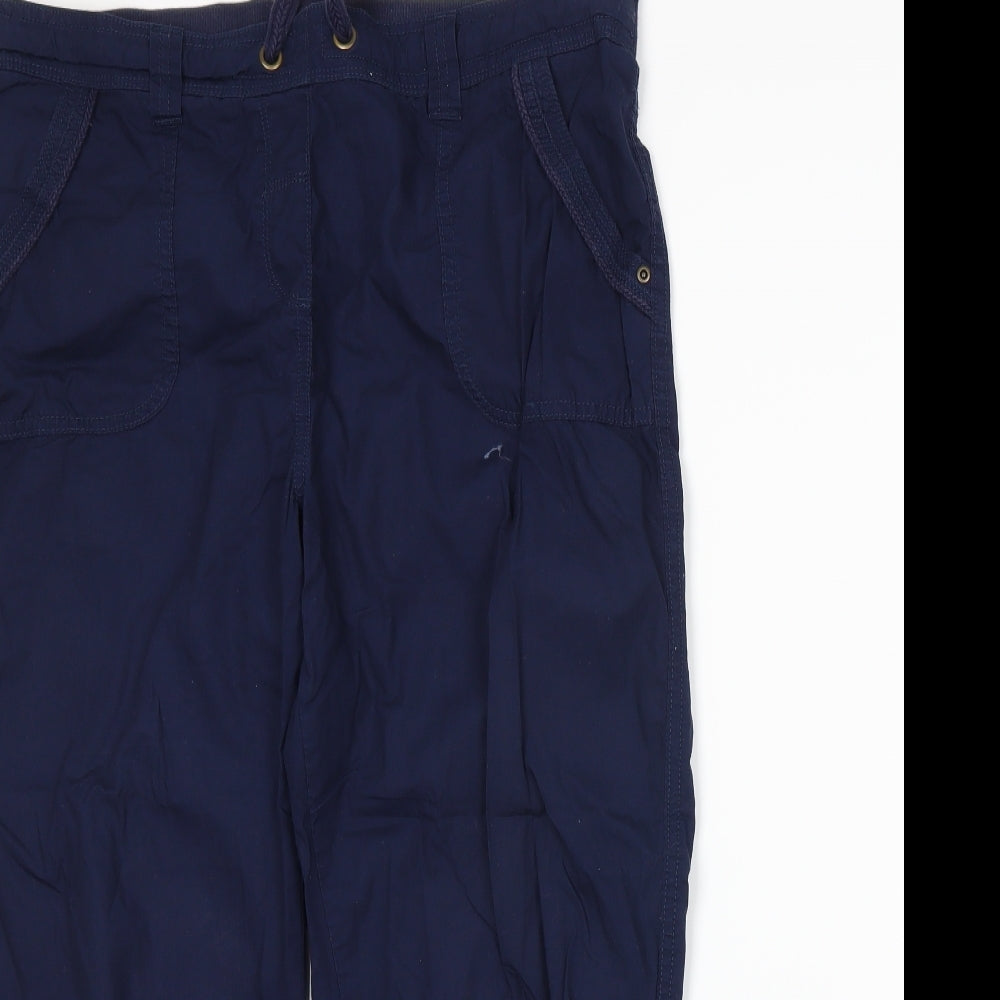 George Womens Blue   Trousers  Size 14 L24 in