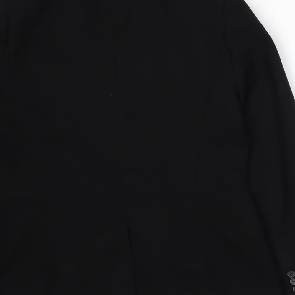 Papaya Womens Black   Jacket Suit Jacket Size 16