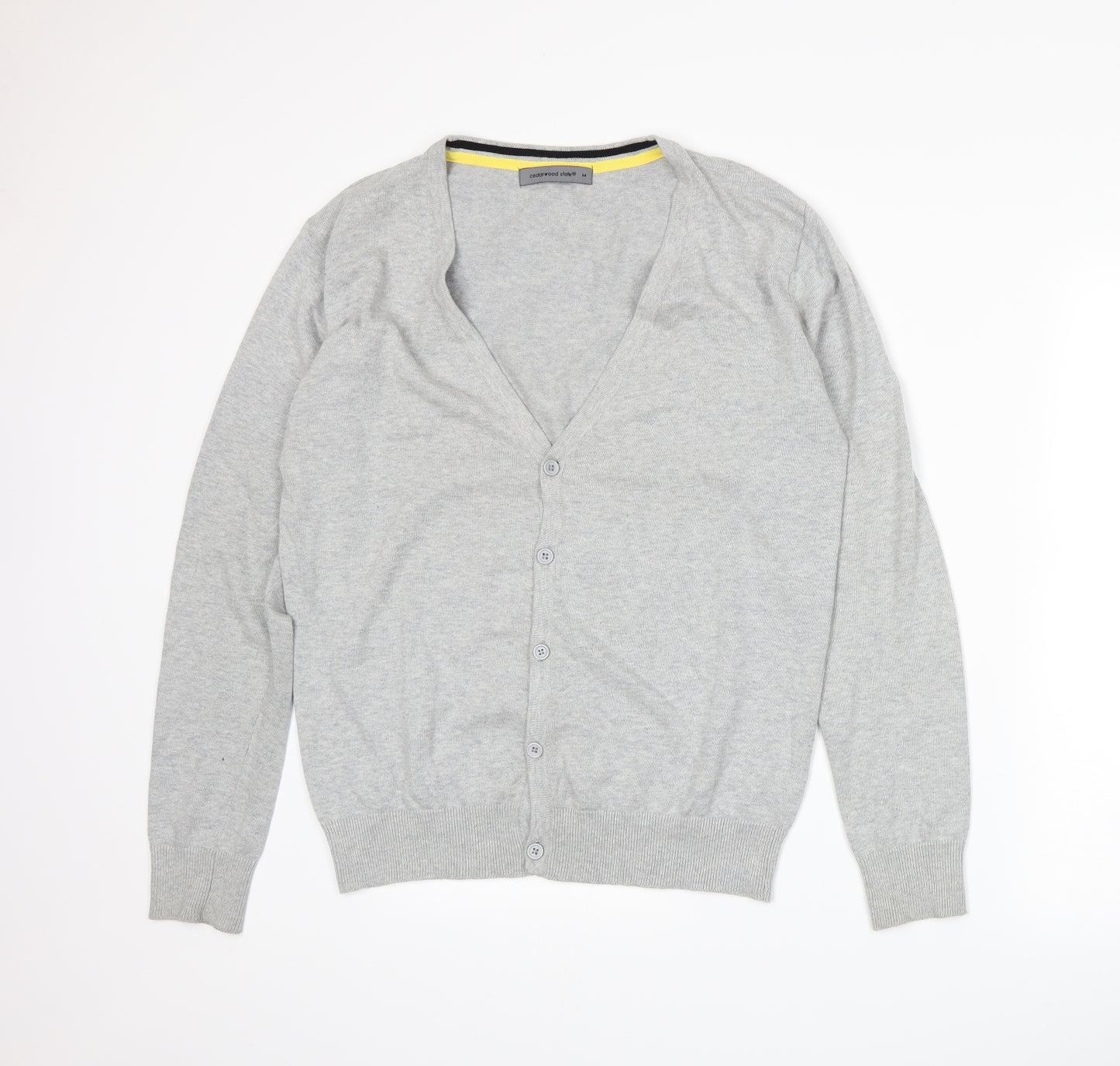 Cedar Wood State Womens Grey  Knit Cardigan Jumper Size M
