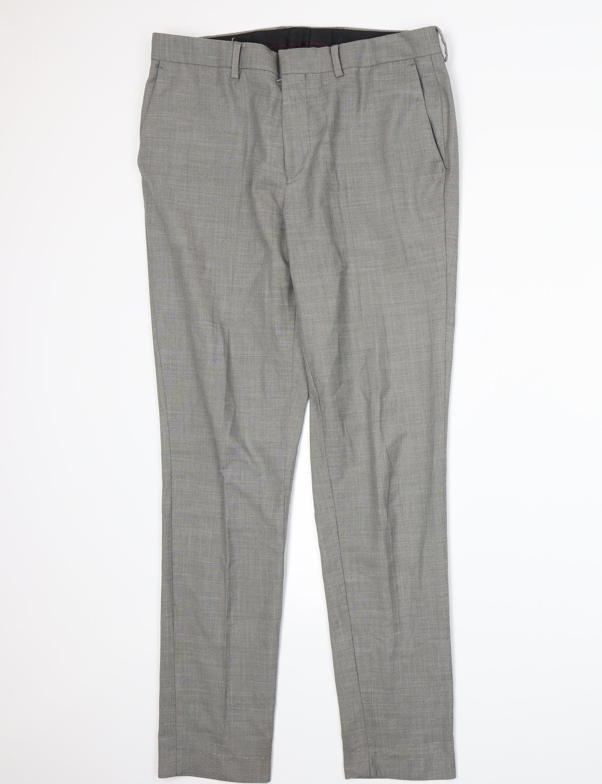 Topman Mens Grey   Trousers  Size 32 in L30 in