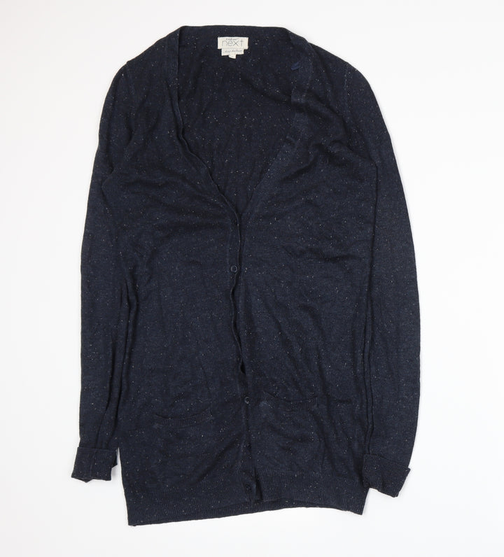 NEXT Womens Blue  Knit Cardigan Jumper Size 8