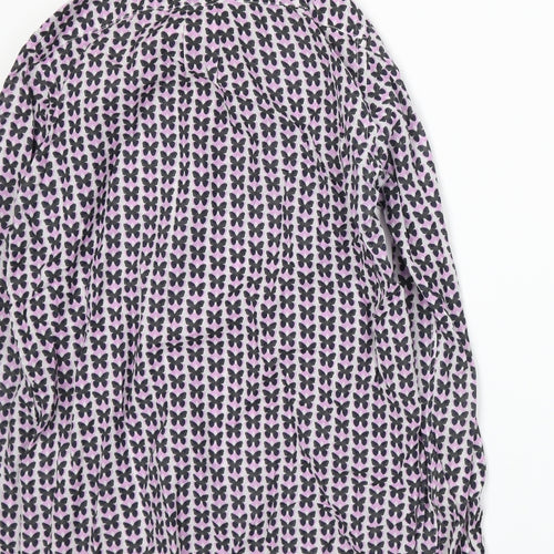 Gap Mens Purple Animal Print   Button-Up Size XS
