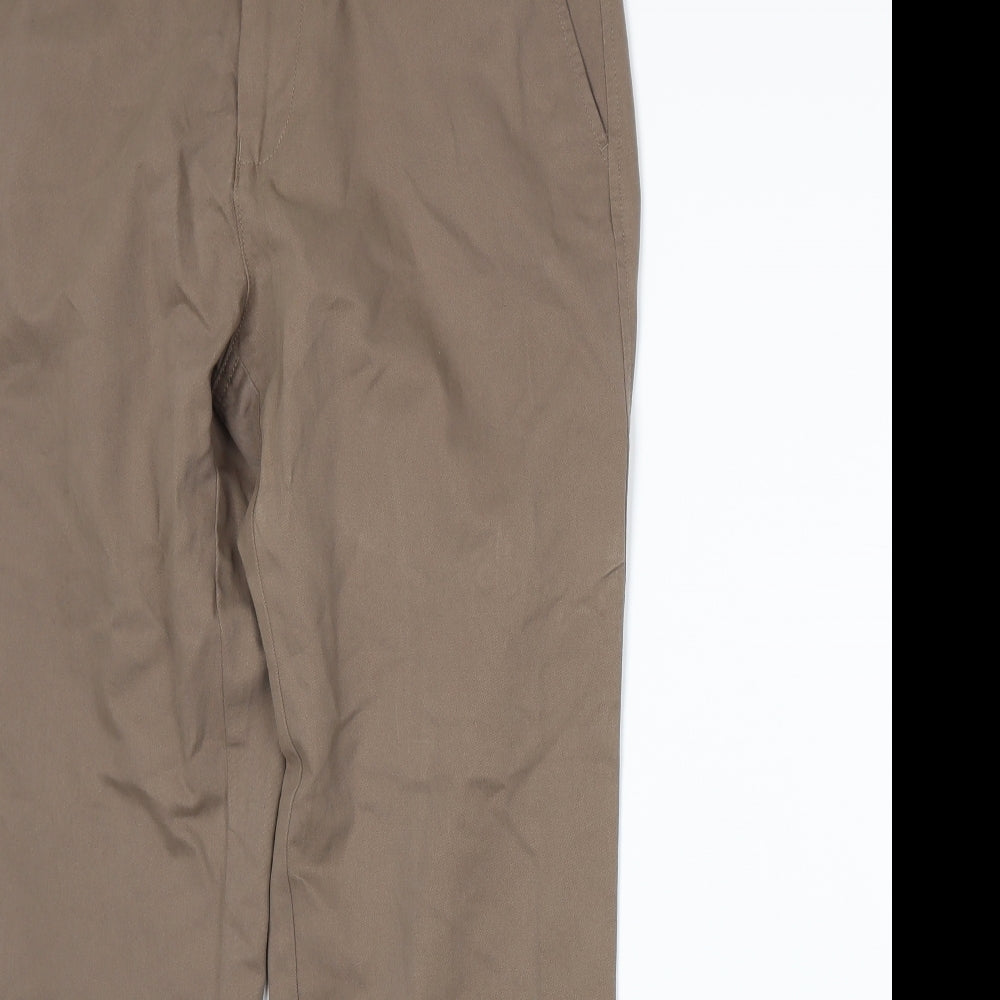 Marks and Spencer Mens Brown   Trousers  Size 34 L29 in