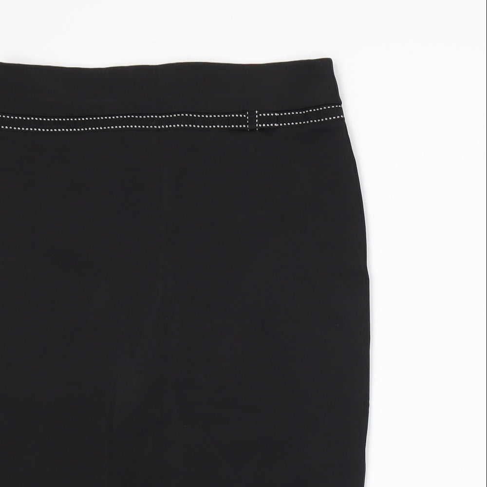 Bay Womens Black   Straight & Pencil Skirt Size 10