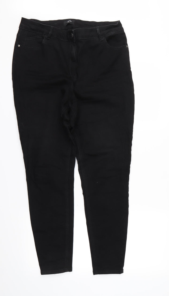 Denim Womens Black   Skinny Jeans Size 16 L25 in