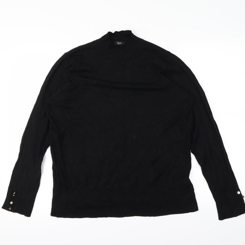 F&F Womens Black   Pullover Sweatshirt Size 18