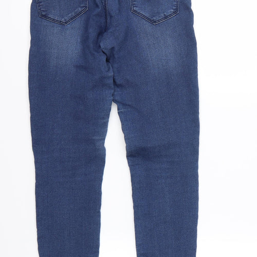 Miss Selfridge Womens Blue  Denim Skinny Jeans Size 6 L26 in