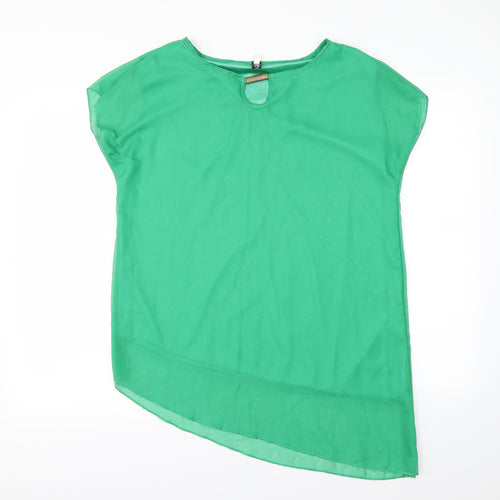 Preworn Womens Green   Basic Blouse Size XL