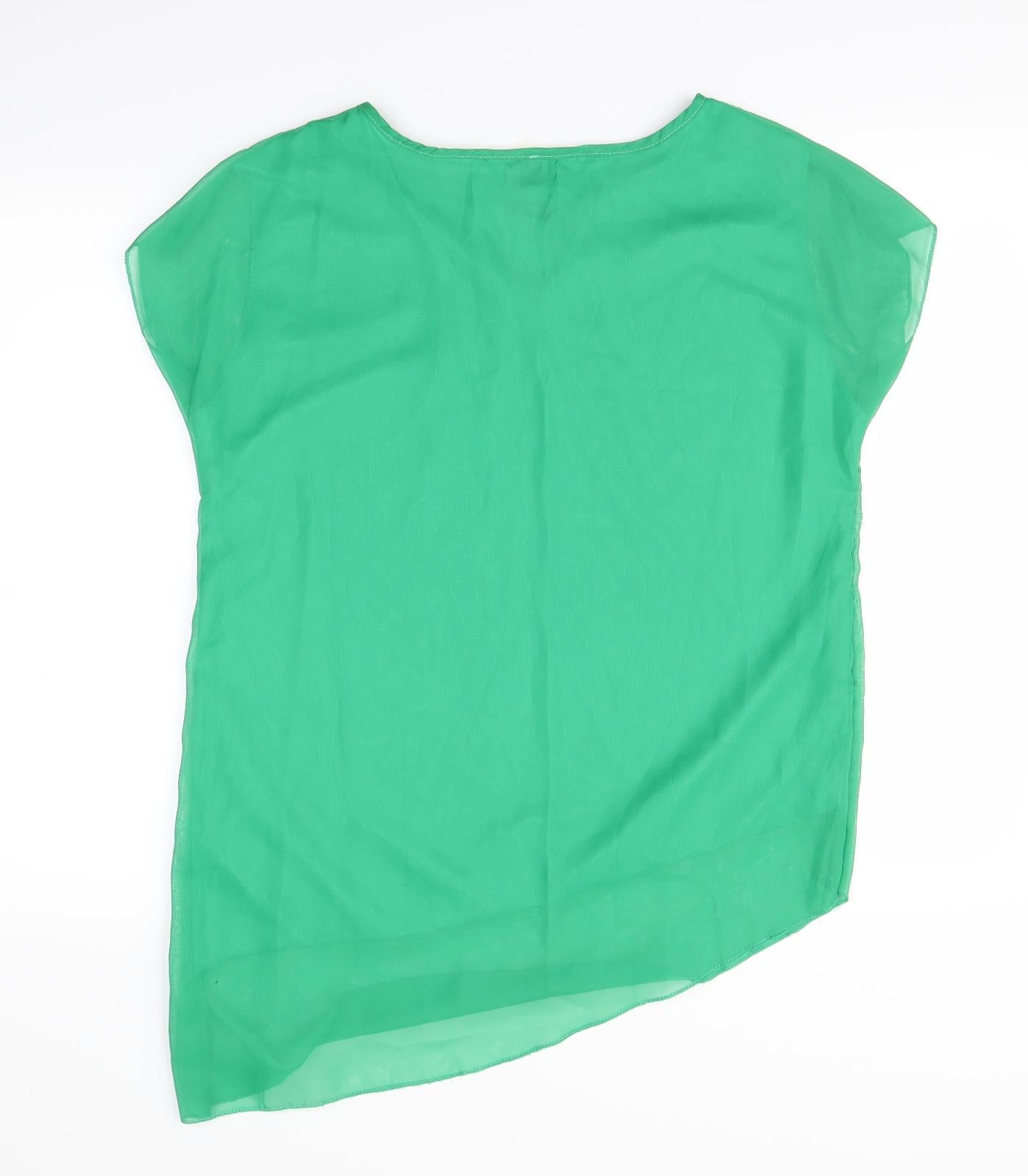 Preworn Womens Green   Basic Blouse Size XL