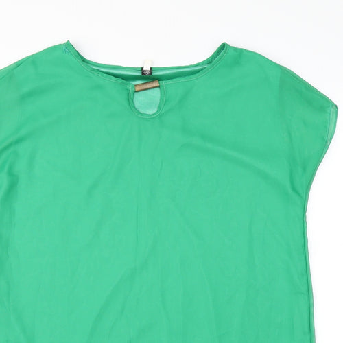 Preworn Womens Green   Basic Blouse Size XL