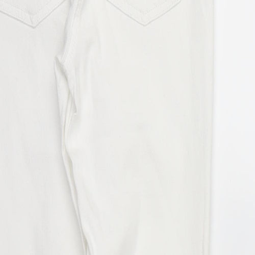 legging  Womens White   Mom Jeans Size 8 L25 in