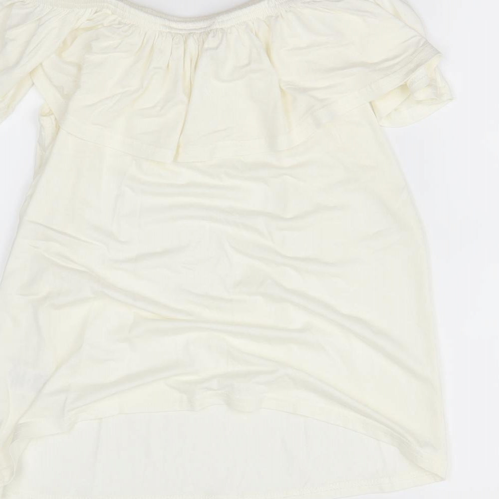 Tammy Girl Girls White   Basic T-Shirt Size 12 Years