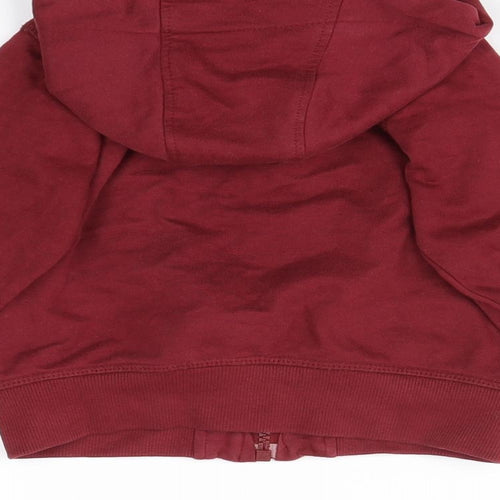 JJO Boys Red   Full Zip Hoodie Size 2-3 Years