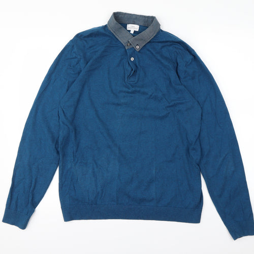 Next  Mens Blue   Pullover Sweatshirt Size L