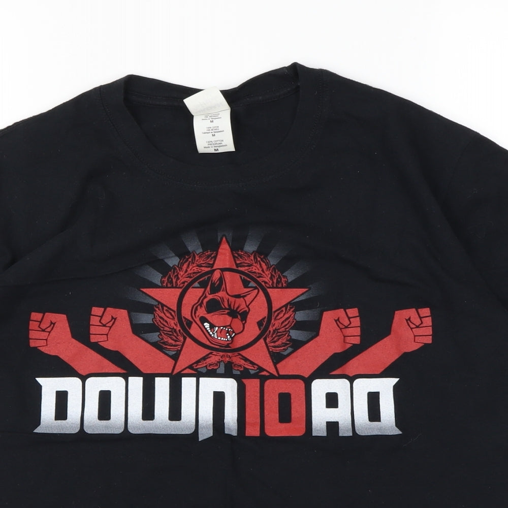 Preworn Mens Black    T-Shirt Size M