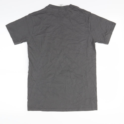 Gildan Mens Grey    T-Shirt Size S