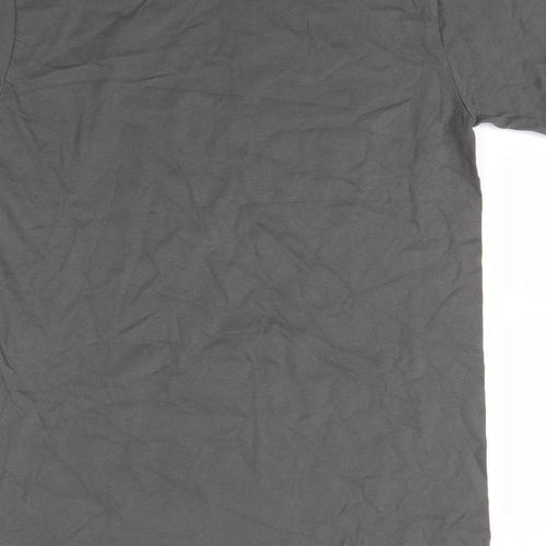 Gildan Mens Grey    T-Shirt Size S