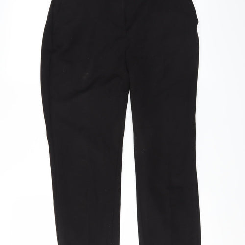 NEXT Womens Black   Trousers  Size 10 L28 in