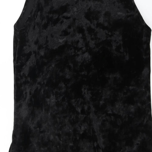 Select Womens Black   Bodycon  Size 18  - Velvet feel