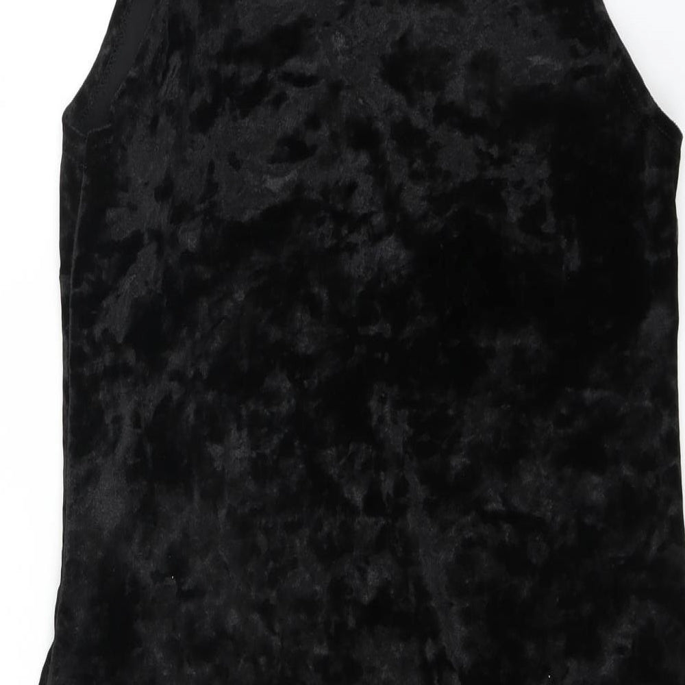 Select Womens Black   Bodycon  Size 18  - Velvet feel
