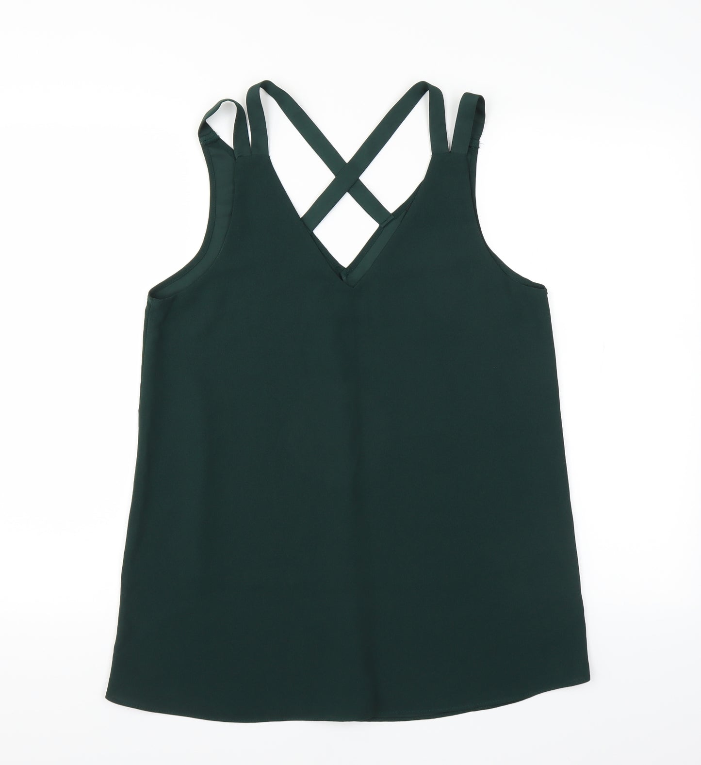 River Island Womens Green   Camisole Blouse Size 10