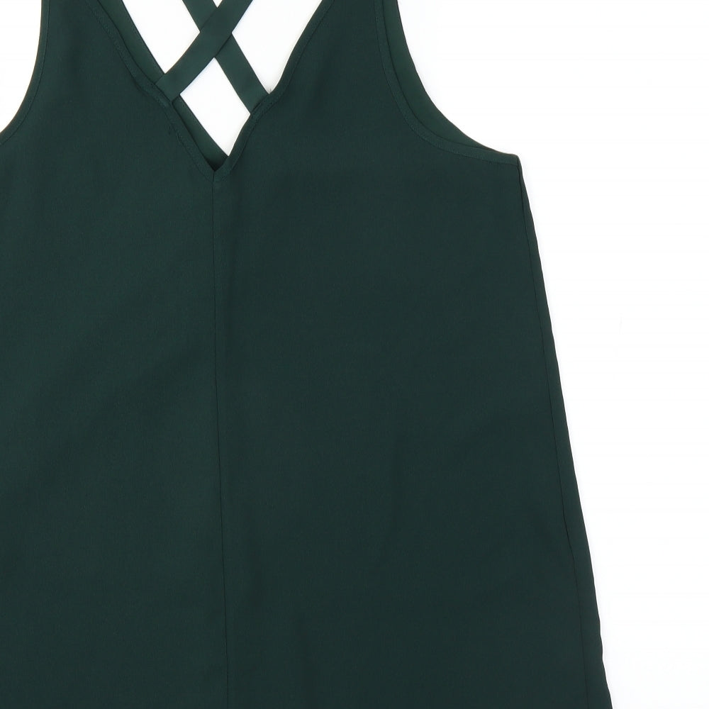 River Island Womens Green   Camisole Blouse Size 10