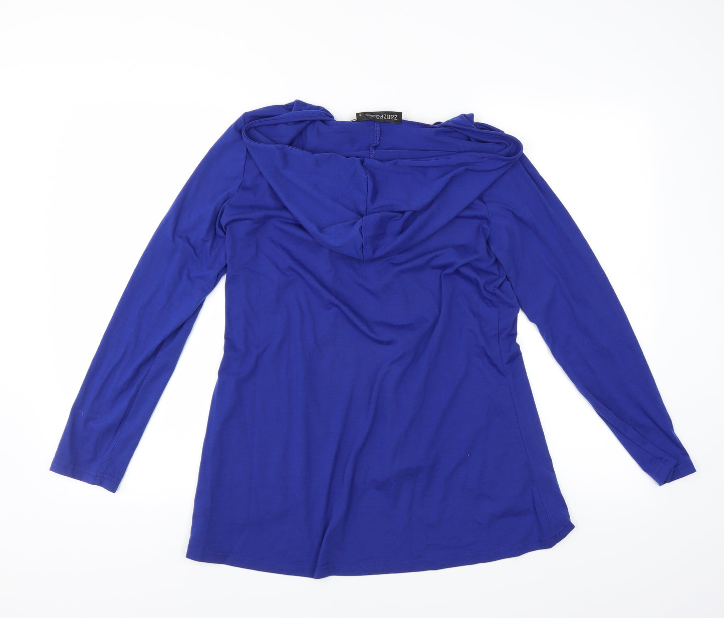 Zanzea Womens Blue   Pullover Hoodie Size S