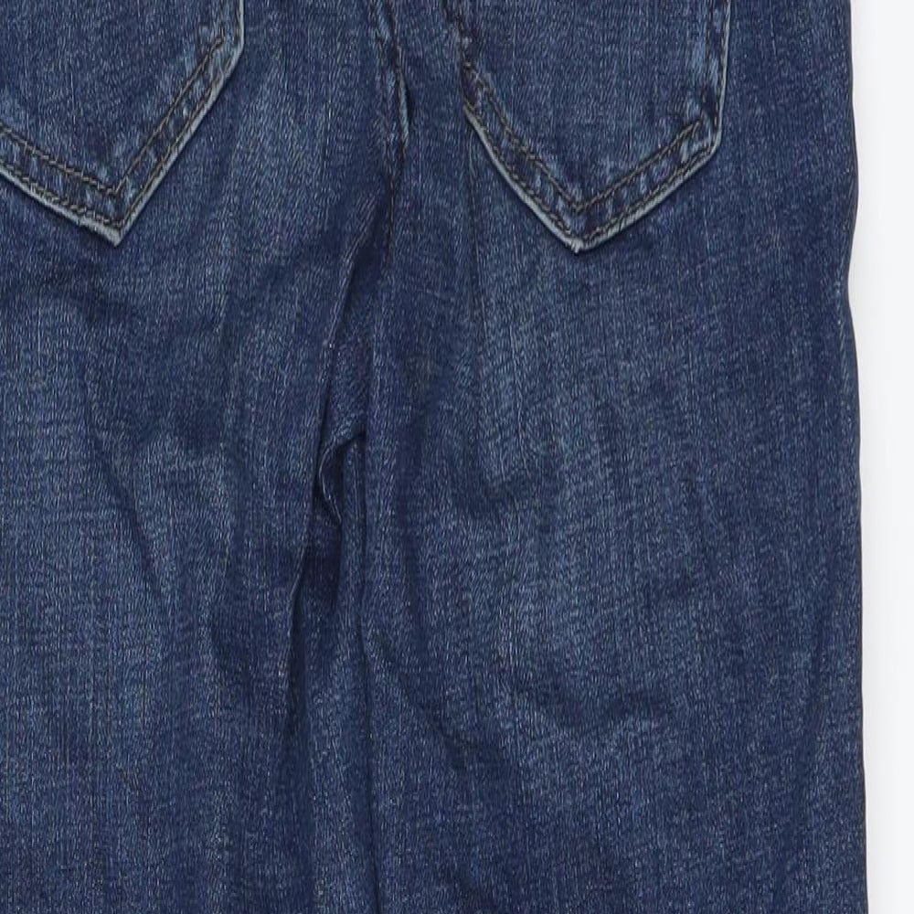 Topshop Womens Blue   Skinny Jeans Size 25 in L32 in - DISTRESSED