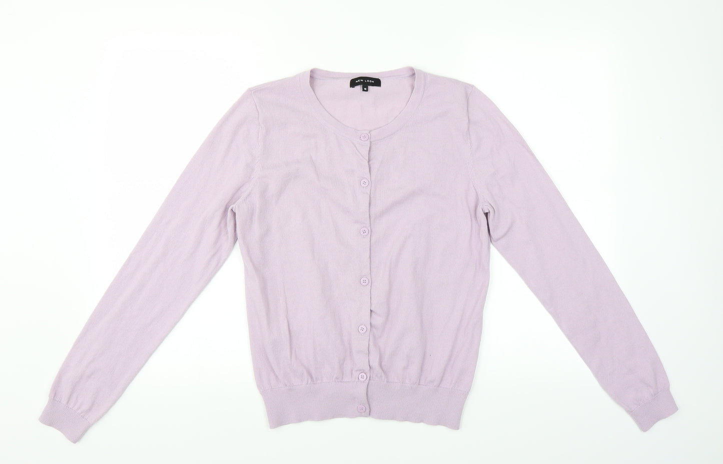 New Look Womens Purple   Cardigan Jumper Size 10