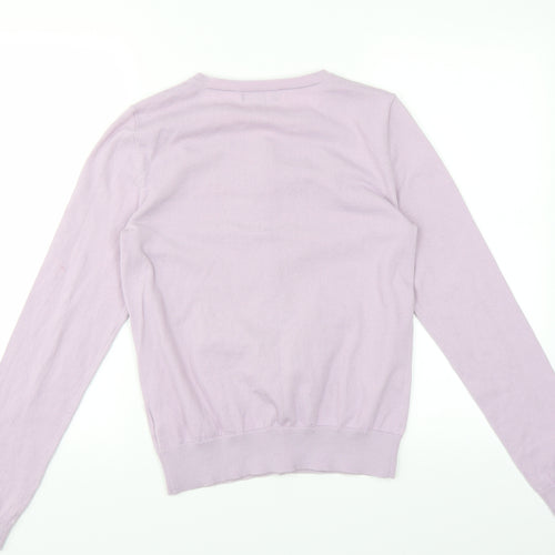 New Look Womens Purple   Cardigan Jumper Size 10