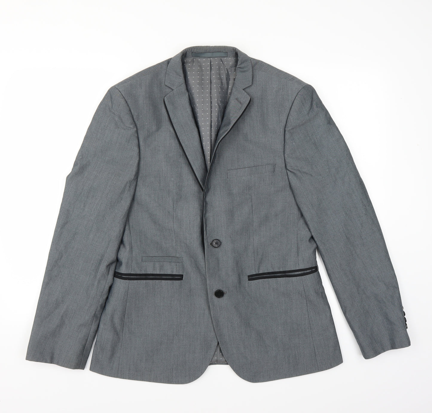 Burton Mens Grey   Jacket Suit Jacket Size 38