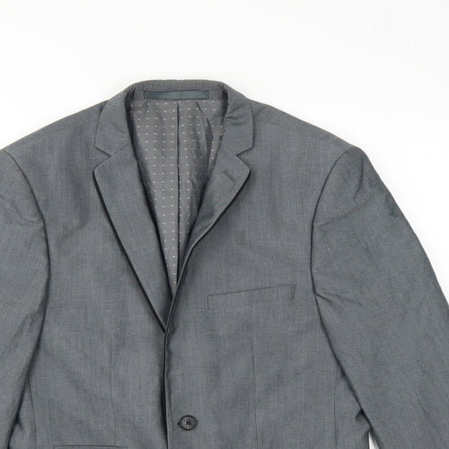 Burton Mens Grey   Jacket Suit Jacket Size 38
